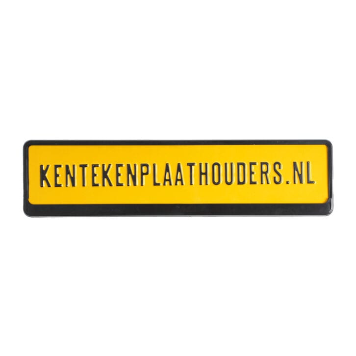 Kentekenplaathouder Met Losse Strip Bedrukken - Kentekenplaathouders.nl