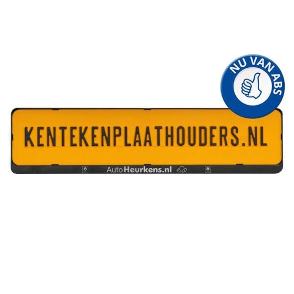 Kentekenplaathouder Met Tekstrand Serie 2 Kentekenplaathoudersnl 5138